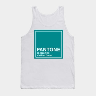 pantone 17-5126 TCX Viridian Green Tank Top